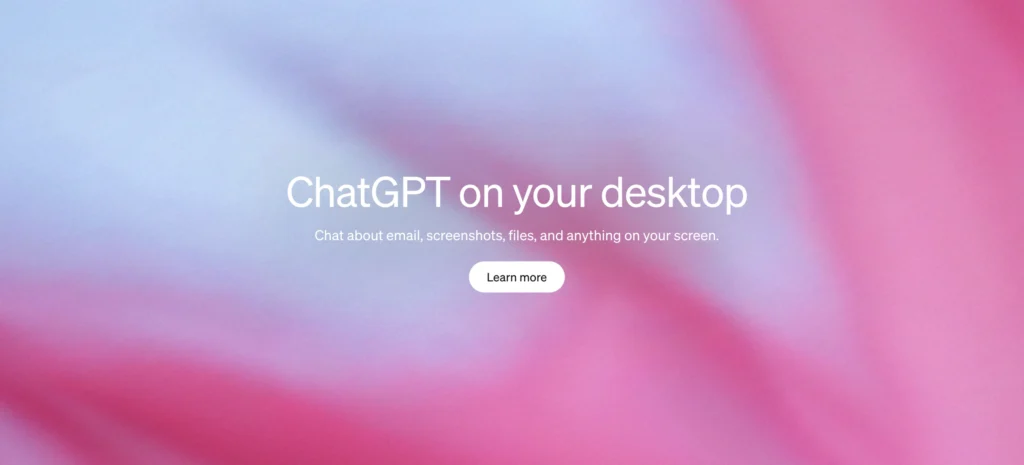 ChatGPT is now available for your desktop and provides amazing features to use its AI