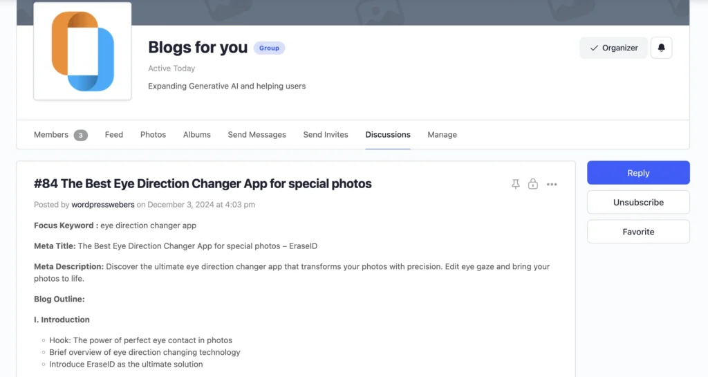 Blogs for you provided by WordPress Webers