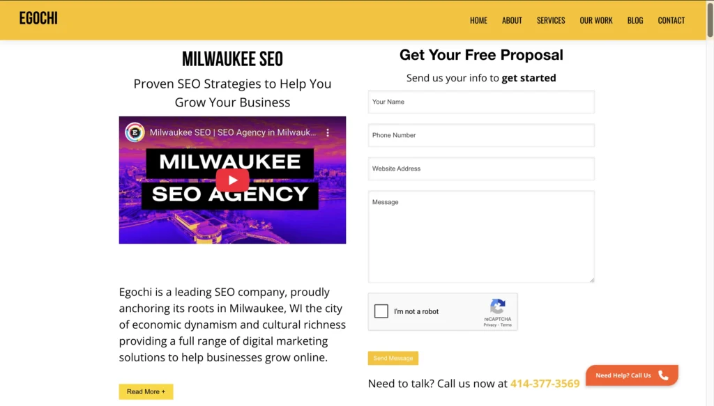 Egochi Milwaukee SEO Agency sharing proven strategy and you can get your free trial